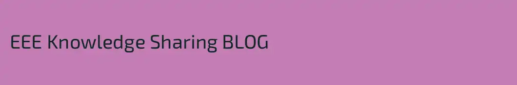 EEE Knowledge Sharing BLOG